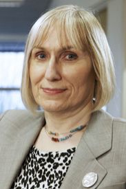 Sophie Wilson, 2013. Photograph by Chris Monk, cropped from the original. Wikimedia Commons, CC BY 2.0: https://creativecommons.org/licenses/by/2.0/