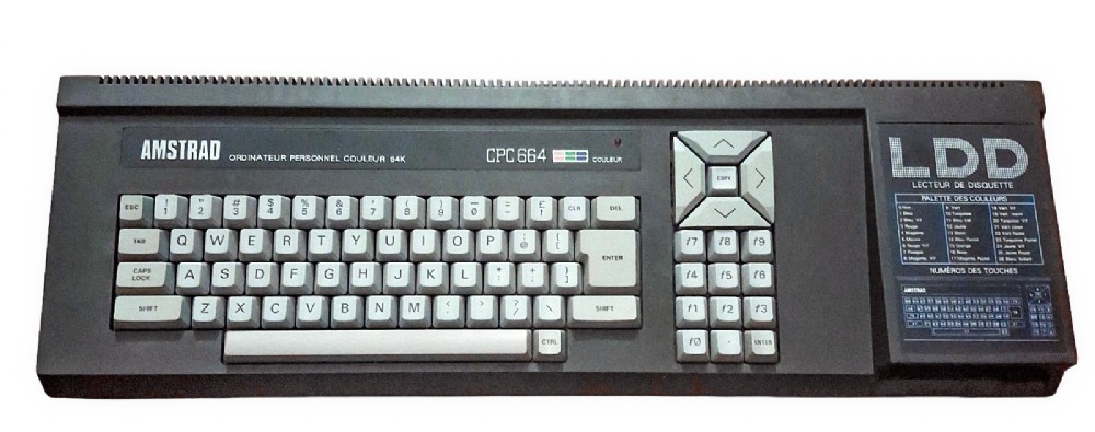 Amstrad CPC664 top